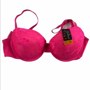Lukasi Hot Pink Women’s Lace Bra Size 36D